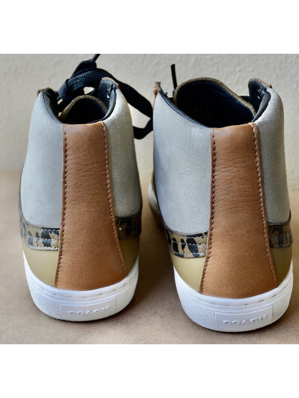 Coach Mens HI-Top G1420 Sz 9D Leather Suede - Picture 3 of 8